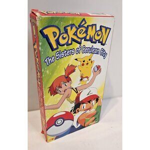 VHS PokemonThe Sisters of Cerulean City Pikachu Pokeball Vintage Vtg Cartoon